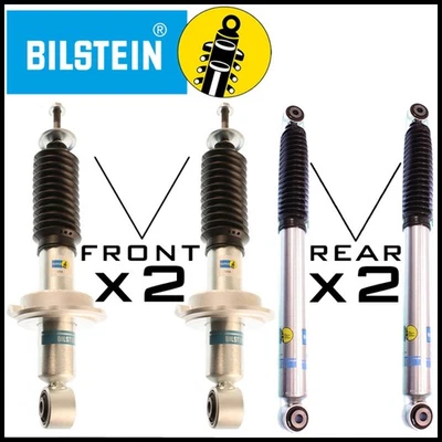 Bilstein B8 5100 Front & Rear Shocks Set fits 2004-2015 Nissan Titan 0-1" Lift - Image 1 of 3
