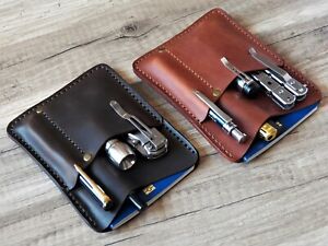 pocket organizer leather edc wallet leather edc organizer EDC wallet pouch slip