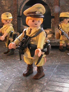 PLAYMOBIL CUSTOM OFICIAL WEHR.33 BATALLON RECONOCIMIENTO(LIBIA-1941)REF-0551 BIS - Imagen 1 de 7