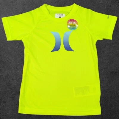 Camisa de natação Hurley UPF 50+ Rash Guard masculina 4 volts H20-Dri Wicks - Imagem 1 de 2