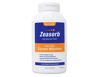 Zeasorb 预防超吸水粉,足部护理,2.5 盎司瓶  — 第 1/4 张图片