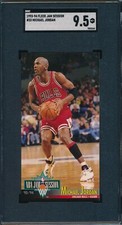 MICHAEL JORDAN 1993-94 FLEER JAM SESSION SGC 9.5 TALLBOY TALL CARD #33!  TOUGH!