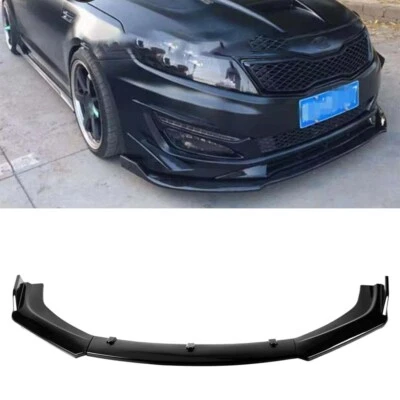 Gloss Black Front Bumper Lip Spoiler Splitter Body Kit For Kia Optima 2010-2020 Foto 1 de 4