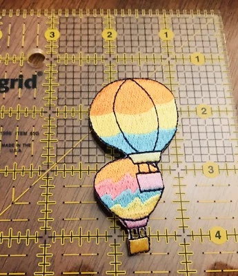Hot Air Ballon Patch Iron On Applique - Image 1 of 3