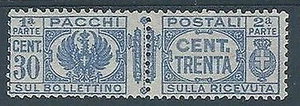 1927-32 REGNO PACCHI POSTALI 30 CENT MH * - RR3829 - Picture 1 of 1