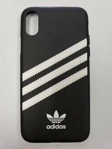 Adidas Samba Case for  Apple iPhone X & iPhone XS - Black/White - Picture 1 of 2