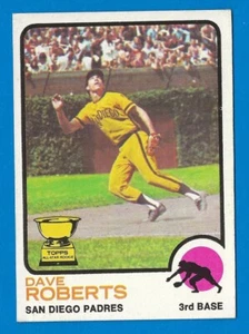 1973 Topps Baseball Card #133 Dave Roberts San Diego Padres All Star Rookie - Picture 1 of 2