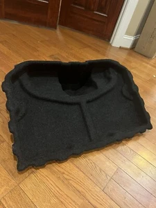 07-12 BMW 335i E90 REAR TRUNK FLOOR STORAGE COMPARTMENT CARPET LINER TRIM MINT - Picture 1 of 5
