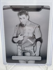 Alex Riley 2010 Topps WWE Platinum Black Printing Plate 1/1