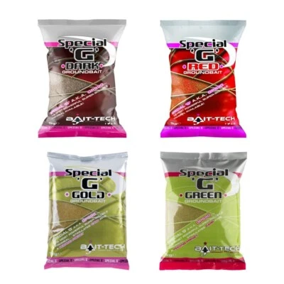 Bait Tech Special G Groundbait -Dark, Gold, Green Or Red -1kg-Match Fishing Bait - Image 1 of 4