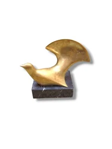 Emilio Lancia Modern Messing / Bronze Vogel 73/150 - Bild 1 von 6