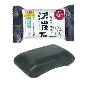 Pelican Soap Deitanseki 100g Charcoal Soap Facial Cleansing Soap Skin Care Soap - Picture 1 of 11