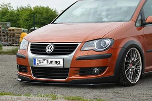 OFERTA ESPECIAL espada alerón alerón delantero labio ABS para VW Cross Touran 1T ABE - Imagen 1 de 2