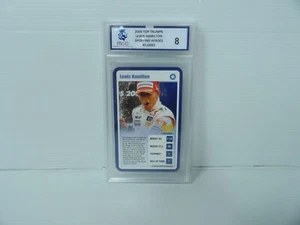 Tarjeta coleccionable de novato Lewis Hamilton Top Trumps calificada MGC 8 Fórmula Uno F1 - Imagen 1 de 2