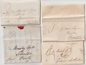 1820/37 4 BRIEFE EX CAMBRIDGE COLLEGES J MACAULAY W? STAUNTON T COLES H MATTHEW - Bild 1 von 3