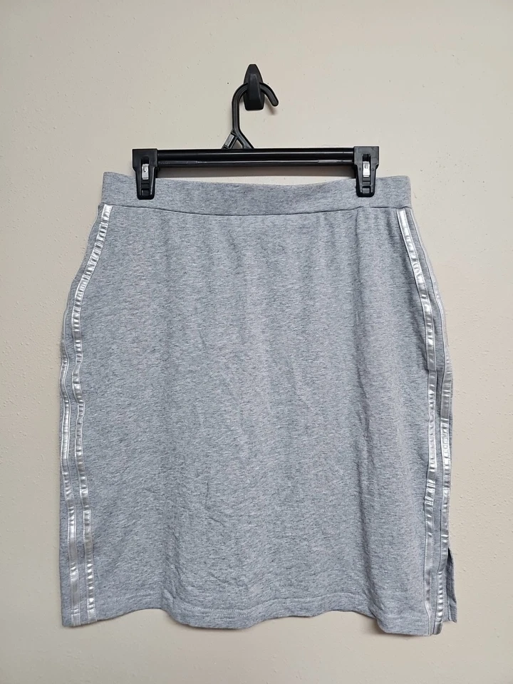 Falda para mujer BOSTON APROPIADA línea A cintura elástica gris elástica. Talla M Foto 1 de 4