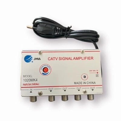 JMA 1020MK4 Signalverstärker Fernseher A 4 Ausgänge Max 20dB - Bild 1 von 4