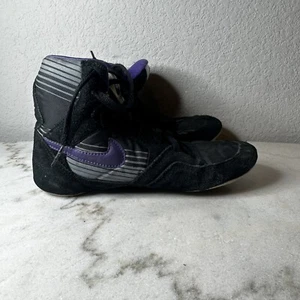 Vintage 1992 Nike Greco Supreme Motion Black Purple Youth 5 Or Womens 6.5 Rare - Picture 1 of 12