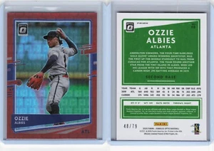 2020 Panini Optic Red Pandora #98 Ozzie Albies Braves /75 - Picture 1 of 1