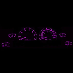 New pink LED kit Light Bulbs Gauge Cluster For ZJ Jeep Grand Cherokee 1993-1998 - Picture 1 of 6
