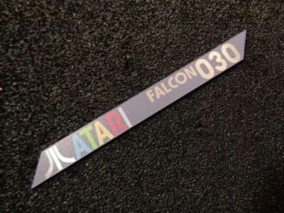 Etiqueta a color Atari FALCON 030 / logotipo / pegatina / insignia 100 x 10 mm [288 g] Foto 1 de 4
