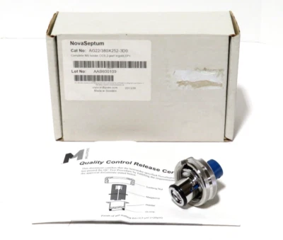 Millipore NovaSeptum AG22 380X252-3D0 NS Holder CCS, 2Port Ingold, EP+ NEW 2013 - Image 1 of 3