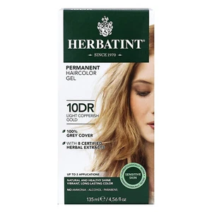 Herbatint Permanent Herbal Hair Color Gel 10DR Light Copperish Gold 4.56 ounce - Picture 1 of 6