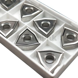 new 10pcs WNMG080404 ZM3000 WNMG 431 CNC lathe ceramics inserts for steel - Picture 1 of 6