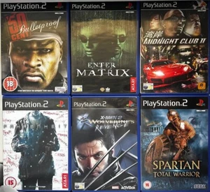 50 Cent, Matrix, Pharenheit, Wolverine, Spartan, Midnight Club Playstation 2 - Afbeelding 1 van 1