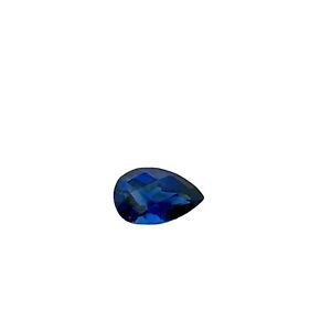 4.12ct Loose Pear Lab Created Blue Sapphire Gemstone 12 x 8mm