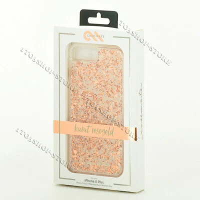 Funda Mate Karat iPhone 7 Plus iPhone 8 Plus iPhone 6 Plus 6s Plus Funda Oro Rosa Foto 1 de 4