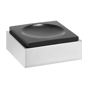 MAX Seifenhalter Polyresin Messing Chrom Schwarz für Bad & Küche >> zum Bohren - Bild 1 von 6