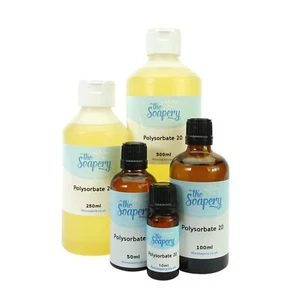 Polysorbate 20 - 10ml à 1 litre - Émulsifiant Solubilisant Pour Cosmétiques - Photo 1/7