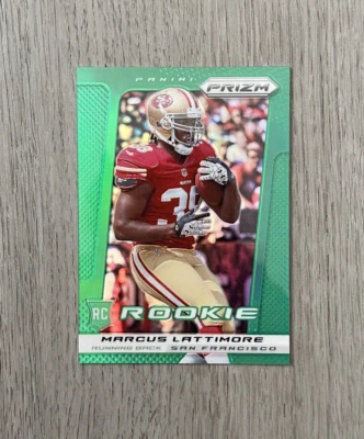 2013 Panini Prizm GREEN | Marcus Lattimore RC | #263 | San Francisco 49ers - Image 1 of 2