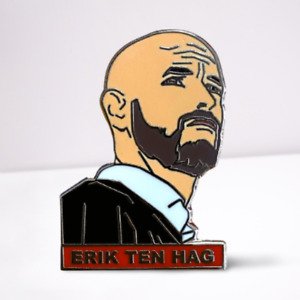 Manchester United Erik Ten Hag Face Badge