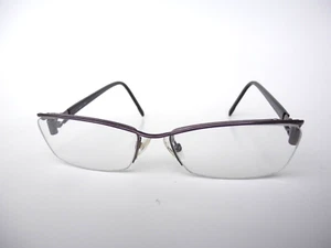ESCADA VES519 Eyeglasses Frame Half Rimless 54-15-140 Purple made in Italy - Picture 1 of 4