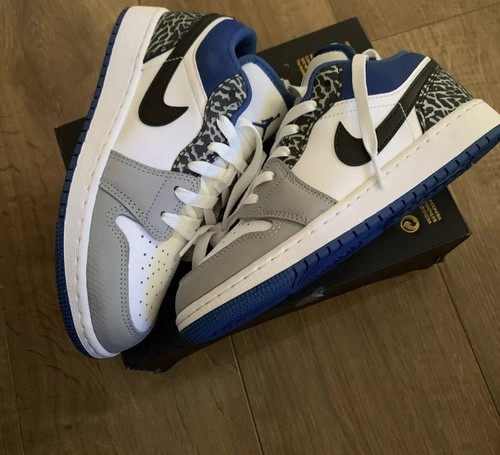 NIKE AIR JORDAN 1 LOW SE (GS) stampa elefante TAGLIA UK 3 EUR 35 5 (DQ2514 140)