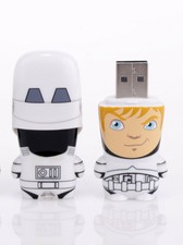 Mimobot Storm Trooper Unmasked Luke Skywalker USB Flash Jump Drive 8GB - Star...