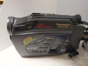 VINTAGE PANASONIC PALMCORDER X20 DIGITAL ZOOM PV 43 HAND HELD VIDEO CAMERA - Picture 1 of 15