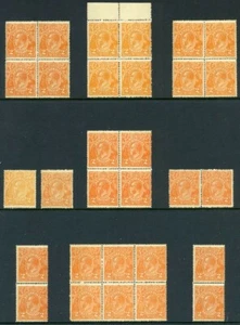 1920 2d Orange Single Wmk KGV MUH (45, 7 perforated OS). Cat Value $3,825.00 - Picture 1 of 2