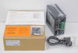 New Lantronix SISPM1040-384-LRT-C Managed Hardened PoE+ Switch 8 V0P272B3-3T0 - Picture 1 of 4