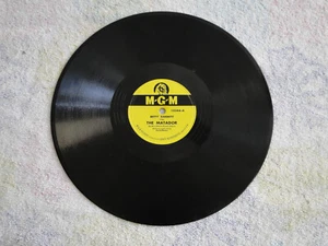 1948 Betty Garrett - MGM RECORDS 78 RPM 10 ZOLL #10244 - DER MATADOR / KNÖPFE & SCHLEIFE - Bild 1 von 2