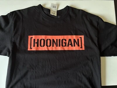 Camiseta Ken Block Hoonigan Logo Para Hombre Talla Grande Color Negra Manga Corta Nueva Con Etiquetas Foto 1 de 4