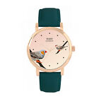 Toff London TLWS-56212 Ladies Grey Two Finches Bird Watch