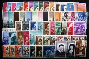 Vatikan Sammlung Jahrgang 1959 - 1960 postfrisch ** MNH Year Set Vaticano
