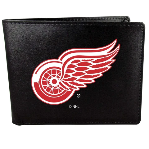 Siskiyou Sports NHL Unisex Detroit Red Wings Bi-fold Wallet Large Logo Cover
