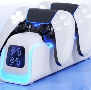 RGB PS5 Controller Charger, Charging Station - Picture 1 of 5