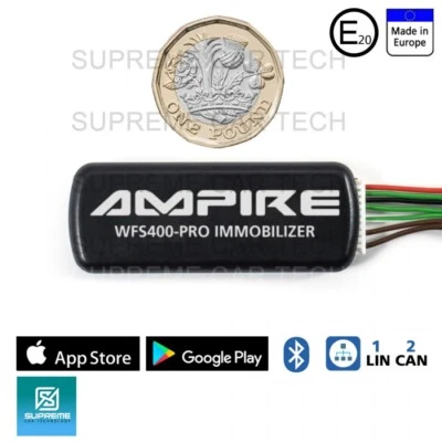 AMPIRE WFS 400 CANBUS PIN CODE IMMOBILISER NO PIN NO START & BLUETOOTH UNLOCK - Image 1 of 4