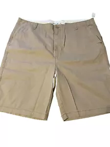 Men Old Navy Chino Light Brown, Straight leg Shorts Size 44 Tall NWT - Picture 1 of 2