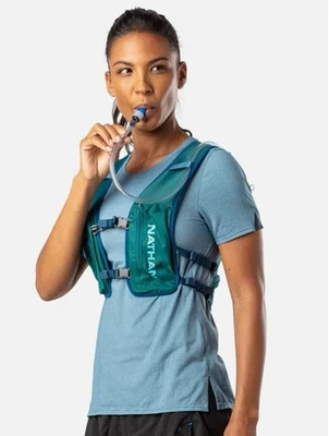 Mochila Nathan Hydration Pack 4 litros Quickstart 2.0 NUEVA CON ETIQUETAS Verde Nueva Foto 1 de 4